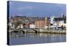 St. Patrick's Quay on the River Lee, Cork City, County Cork, Munster, Republic of Ireland, Europe-Richard Cummins-Stretched Canvas