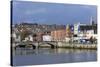 St. Patrick's Quay on the River Lee, Cork City, County Cork, Munster, Republic of Ireland, Europe-Richard Cummins-Stretched Canvas