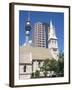 St. Patrick's Roman Catholic Church and Skytower, Auckland, North Island, New Zealand-Ken Gillham-Framed Photographic Print