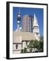 St. Patrick's Roman Catholic Church and Skytower, Auckland, North Island, New Zealand-Ken Gillham-Framed Photographic Print