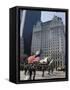 St. Patricks Day Celebrations in Front of the Plaza Hotel, 5th Avenue, Manhattan-Christian Kober-Framed Stretched Canvas