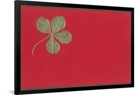 St. Patricks Day, Four-Leaf Clover-null-Framed Art Print