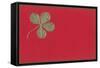 St. Patricks Day, Four-Leaf Clover-null-Framed Stretched Canvas