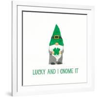 St Patricks Day Gnomes II Lucky-Jenaya Jackson-Framed Art Print