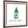 St Patricks Day Gnomes II Lucky-Jenaya Jackson-Framed Art Print