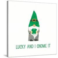 St Patricks Day Gnomes II Lucky-Jenaya Jackson-Stretched Canvas