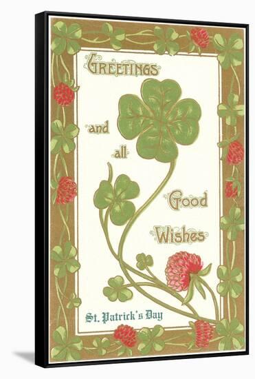 St. Patricks Day, Greetings, Etc.-null-Framed Stretched Canvas