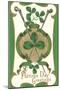 St. Patricks Day, Shillelaghs-null-Mounted Art Print