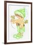 St Patricks Pixie-Karen Middleton-Framed Giclee Print