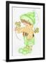 St Patricks Pixie-Karen Middleton-Framed Giclee Print