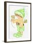 St Patricks Pixie-Karen Middleton-Framed Giclee Print