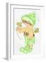 St Patricks Pixie-Karen Middleton-Framed Giclee Print