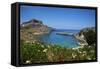 St. Paul Beach. Lindos, Rhodes, Dodecanese, Greek Islands, Greece, Europe-Tuul-Framed Stretched Canvas