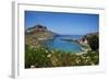 St. Paul Beach. Lindos, Rhodes, Dodecanese, Greek Islands, Greece, Europe-Tuul-Framed Photographic Print