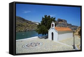 St. Paul Beach, Lindos, Rhodes, Dodecanese, Greek Islands, Greece, Europe-Tuul-Framed Stretched Canvas