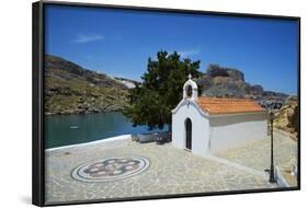 St. Paul Beach, Lindos, Rhodes, Dodecanese, Greek Islands, Greece, Europe-Tuul-Framed Photographic Print