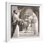 St Paul before the Governor of Caesarea, Felix, and His Wife, Drusilla, C1810-1844-Henry Corbould-Framed Giclee Print