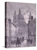St Paul Cathedral, London-John Fulleylove-Stretched Canvas