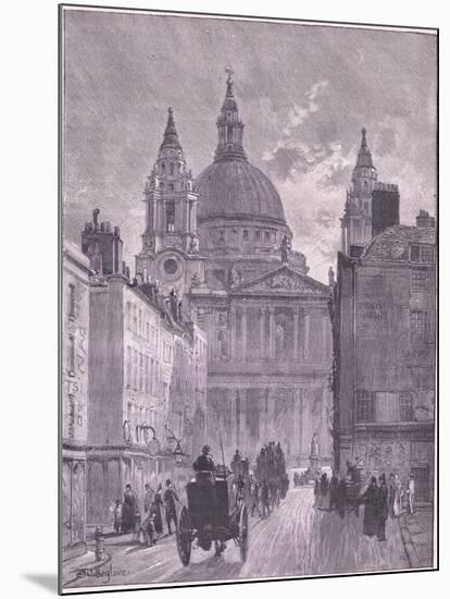 St Paul Cathedral, London-John Fulleylove-Mounted Giclee Print