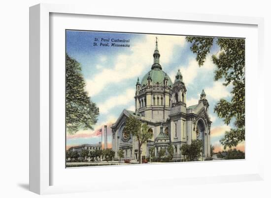 St. Paul Cathedral, St. Paul, Minnesota-null-Framed Art Print