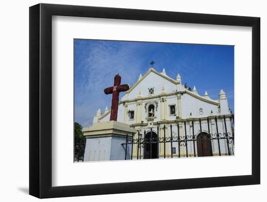 St. Paul Cathedral, Vigan, Northern Luzon, Philippines, Southeast Asia, Asia-Michael Runkel-Framed Photographic Print