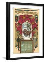 St. Paul Coal Company Calendar, Minnesota-null-Framed Art Print