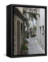 St. Paul De Vence, Medieval Village, Alpes Maritimes, Cote D'Azur, Provence, France, Europe-Wendy Connett-Framed Stretched Canvas