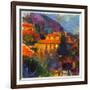 St Paul De Vence-Peter Graham-Framed Giclee Print