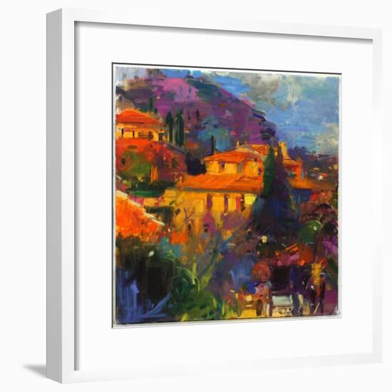 St Paul De Vence-Peter Graham-Framed Giclee Print