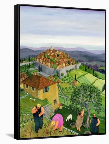 St. Paul de Vence-Margaret Loxton-Framed Stretched Canvas