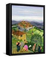 St. Paul de Vence-Margaret Loxton-Framed Stretched Canvas