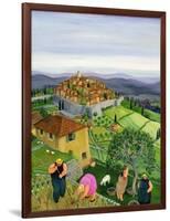 St. Paul de Vence-Margaret Loxton-Framed Giclee Print