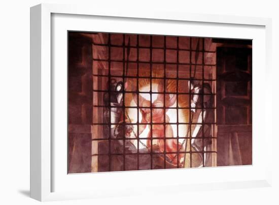 St Paul in Prison, Early 16th Century-Raphael-Framed Giclee Print