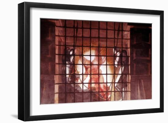 St Paul in Prison, Early 16th Century-Raphael-Framed Premium Giclee Print