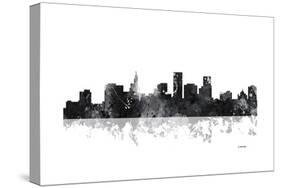 St Paul Minnesota Skyline BG 1-Marlene Watson-Stretched Canvas