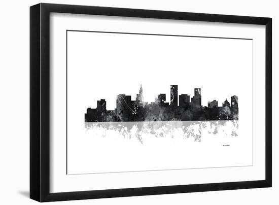 St Paul Minnesota Skyline BG 1-Marlene Watson-Framed Giclee Print