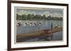 St. Paul, MN - Water Bike Race in Como Park-Lantern Press-Framed Premium Giclee Print