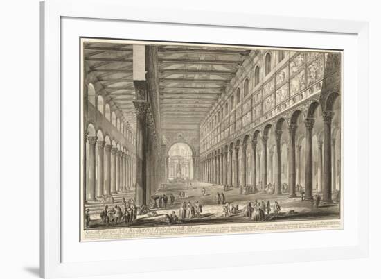 St. Paul Outside the Walls, 1748-49-Giovanni Battista Piranesi Piranesi-Framed Premium Giclee Print