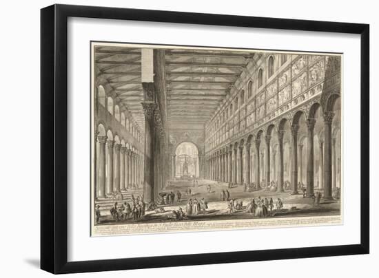 St. Paul Outside the Walls, 1748-49-Giovanni Battista Piranesi Piranesi-Framed Art Print
