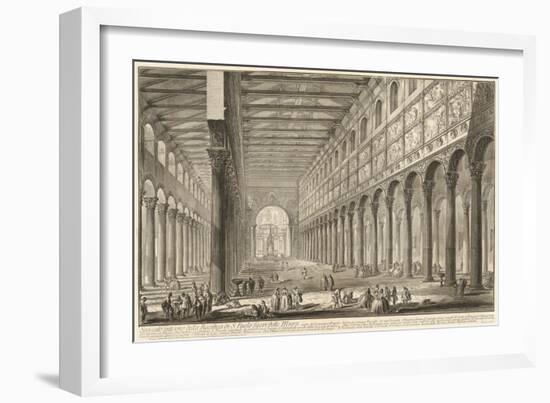 St. Paul Outside the Walls, 1748-49-Giovanni Battista Piranesi Piranesi-Framed Art Print