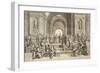 St, Paul Preaching at Athens (The School of Athens), 1550-Giorgio Ghisi-Framed Giclee Print