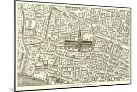 St. Paul's and its Vicinity, Time of Henry Viii-null-Mounted Giclee Print