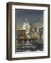 St Paul's and the Millennium Bridge, 2004-Tom Young-Framed Giclee Print