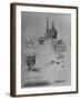 'St. Paul's', c1884-James Abbott McNeill Whistler-Framed Giclee Print