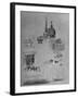 'St. Paul's', c1884-James Abbott McNeill Whistler-Framed Giclee Print