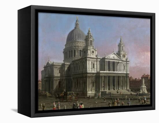 St. Paul's Cathedral, 1754-Canaletto-Framed Stretched Canvas