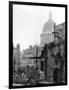 St. Paul's Cathedral and Bombed Buildings-G. Wren Howard-Framed Photographic Print