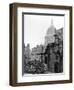 St. Paul's Cathedral and Bombed Buildings-G. Wren Howard-Framed Photographic Print