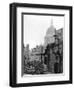 St. Paul's Cathedral and Bombed Buildings-G. Wren Howard-Framed Photographic Print