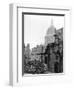 St. Paul's Cathedral and Bombed Buildings-G. Wren Howard-Framed Photographic Print